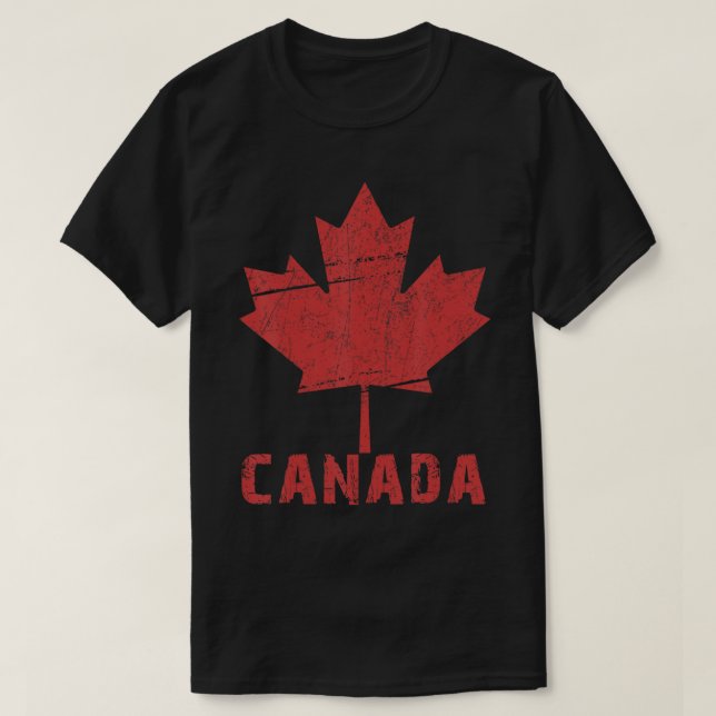 Maple Leaf Canadian Flag Canada Day 2022.png T-Shirt (Design Front)
