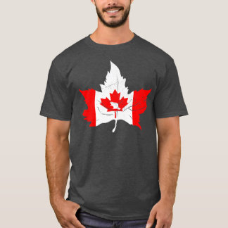 Maple Leaf Canadian Flag Canada Day 2023   T-Shirt