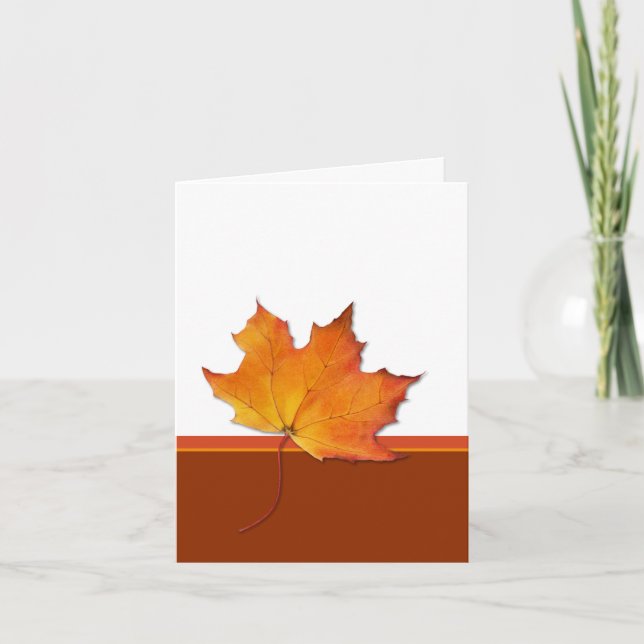 Maple Leaf Card (Front)