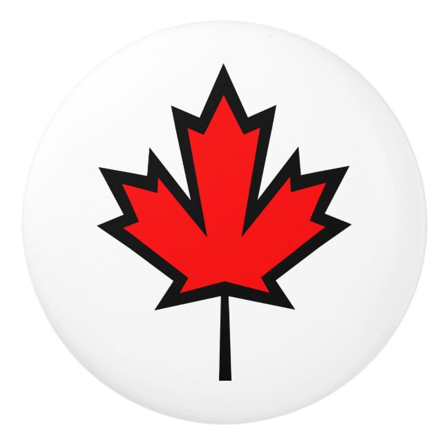 Maple Leaf Drawer Pull (Front)