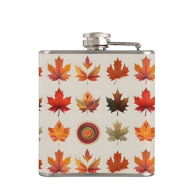 Maple Leaf Flask (Back)