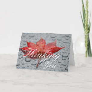 Maple Leaf Greeting Card