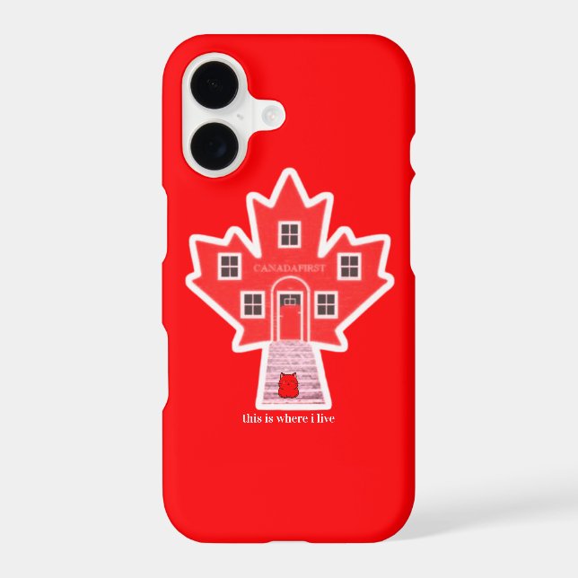 MAPLE LEAF HOUSE WITH CAT (Back)