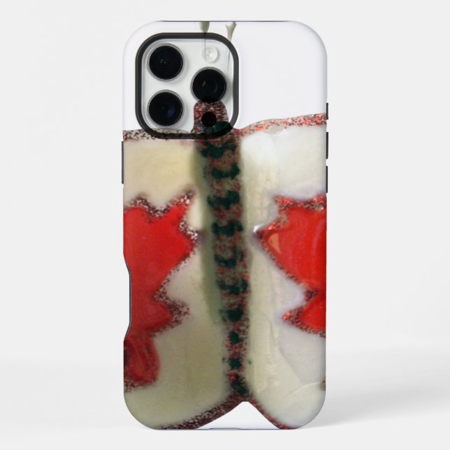 "Maple Leaf Monarch" Canadian Flag Butterfly  iPhone Case (Back)