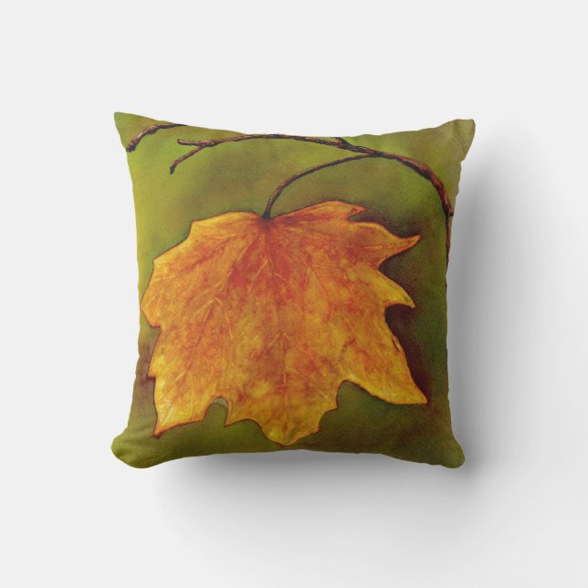 Maple Leaf Outdoor Pillow (Front)