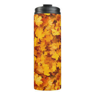 Maple Leaf Pattern-25877 Thermal Tumbler