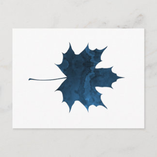 Maple leaf postcard