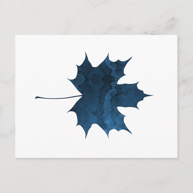 Maple leaf postcard (Front)