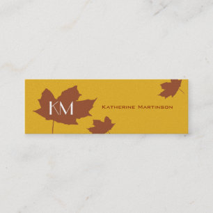 Maple Leaf Skinny Card
