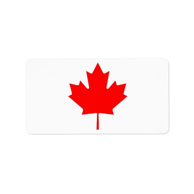 Maple Leaf Sticker Sheet Vinyl Decal | Product of  (Front)