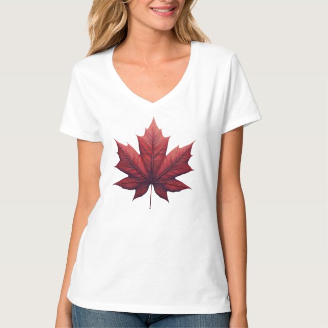 Maple Leaf T-Shirt, Apparel, Fall Clothing T-Shirt (Front)