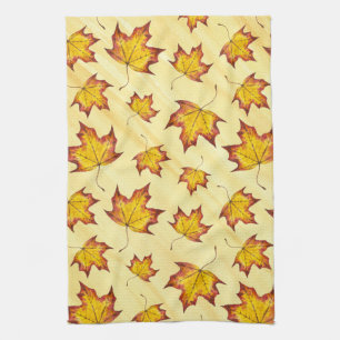 Maple Leaf Tea Towel