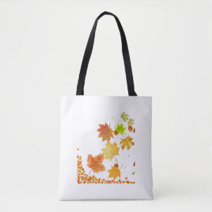 Maple leaf tote bag