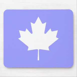 Maple Leaf White Transp The MUSEUM Zazzle Mouse Pad
