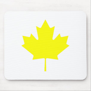Maple Leaf YellowTransp The MUSEUM Zazzle Gifts Mouse Pad