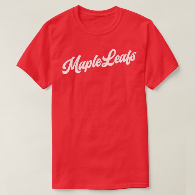 Maple Leafs Retro Toronto Maple Leafs T-Shirt (Design Front)