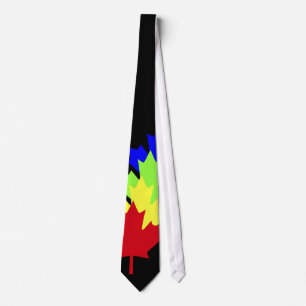 Maple Leaves - Canada Tie