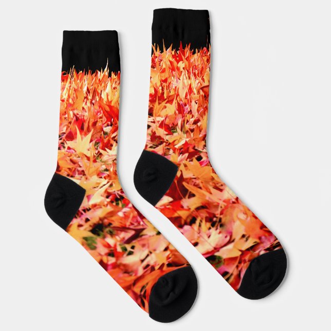 Maple Leaves Crew Socks (Right)