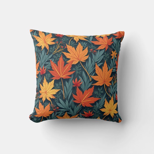 Maple leaves cushion (Front)