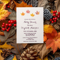 Maple Leaves Fall Baby Shower
