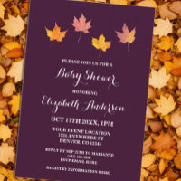 Maple Leaves Fall Baby Shower