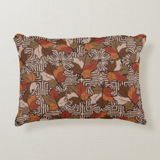 Maple Leaves Four-Finger Flower Pattern Decorative Cushion