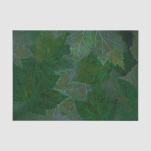 Maple Leaves Green Neon Summer Tissue Paper