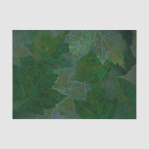 Maple Leaves Green Neon Summer Tissue Paper