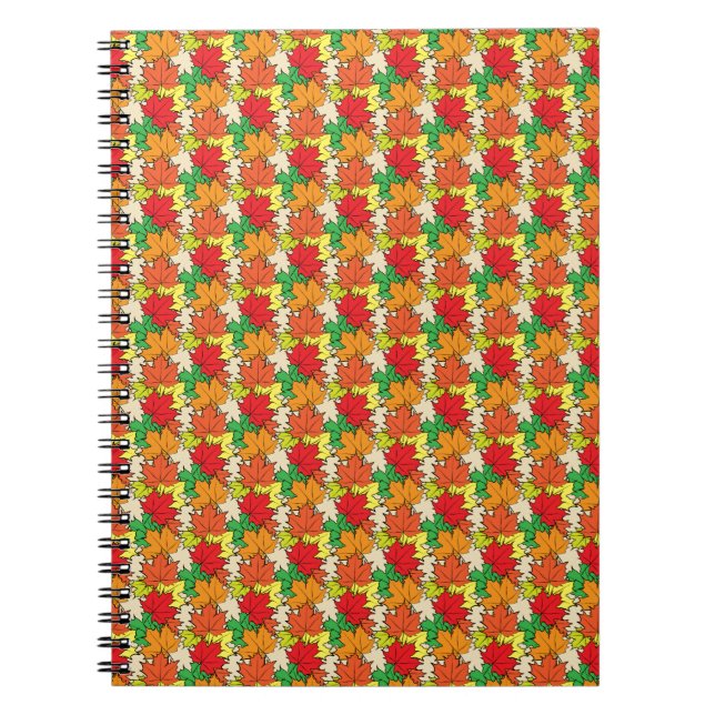 Maple leaves I Spiral Notebook (Front)