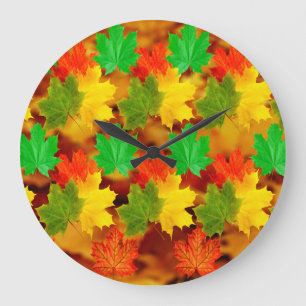 Maple Leaves image for Acrylic Wall Clock