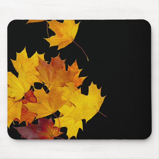 Maple leaves mouse pad (Front)