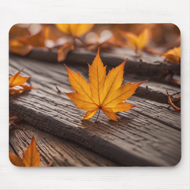 Maple, Leaves Mouse Pad (Front)