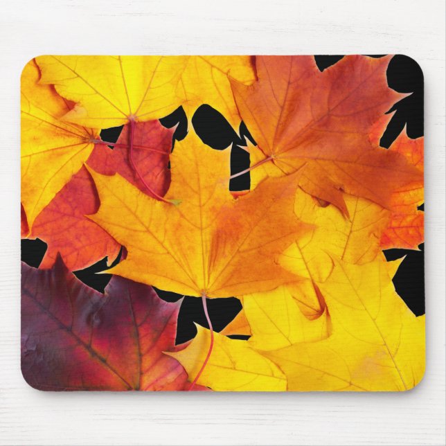 Maple leaves mouse pad (Front)