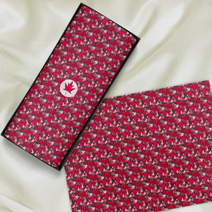 Maple Leaves on a Charcoal Background Tissue Paper