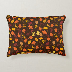 Maple Leaves Pattern-45947 Decorative Cushion
