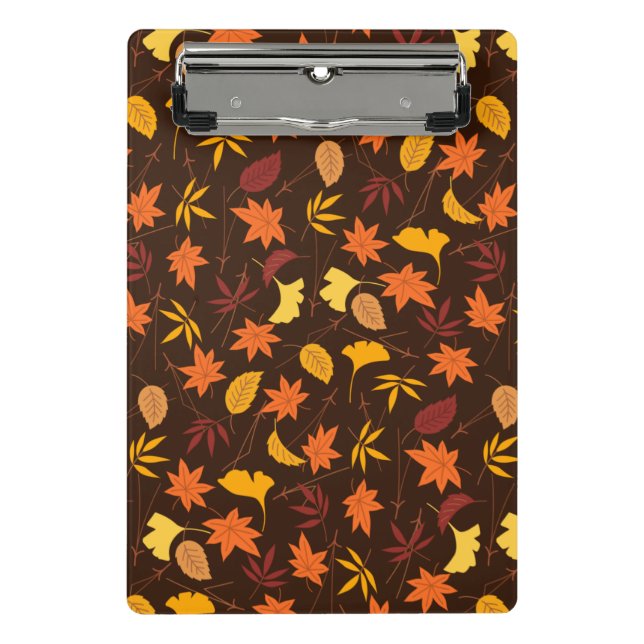 Maple Leaves Pattern-45947 Mini Clipboard (Front)