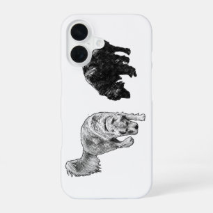 Maple-Light Dot Lookout — Retriever Duo iPhone 16 Case