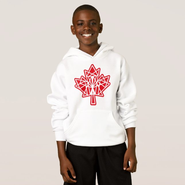 MAPLE MADE WITH TRIANGLES CANADA FLAG BY MASANSER (Front Full)