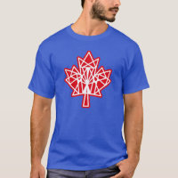 MAPLE MADE WITH TRIANGLES CANADA FLAG BY MASANSER