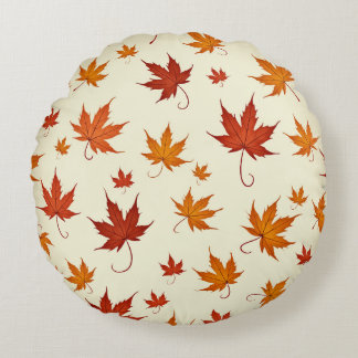 Maple Round Cushion Pillow
