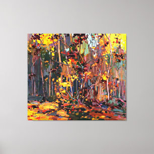 Maple Saplings, famous painting by Tom Thomson, Canvas Print