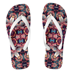 Maple Seed Mosaic Jandals