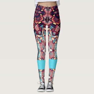 Maple Seed Mosaic Leggings