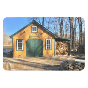 Maple Sugar House At Parmelee Farm Magnet