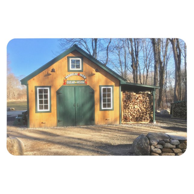 Maple Sugar House At Parmelee Farm Magnet (Horizontal)