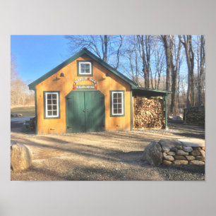 Maple Sugar House At Parmelee Farm Poster