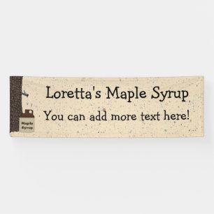 Maple Syrup 2.5' x 8' Custom Banner