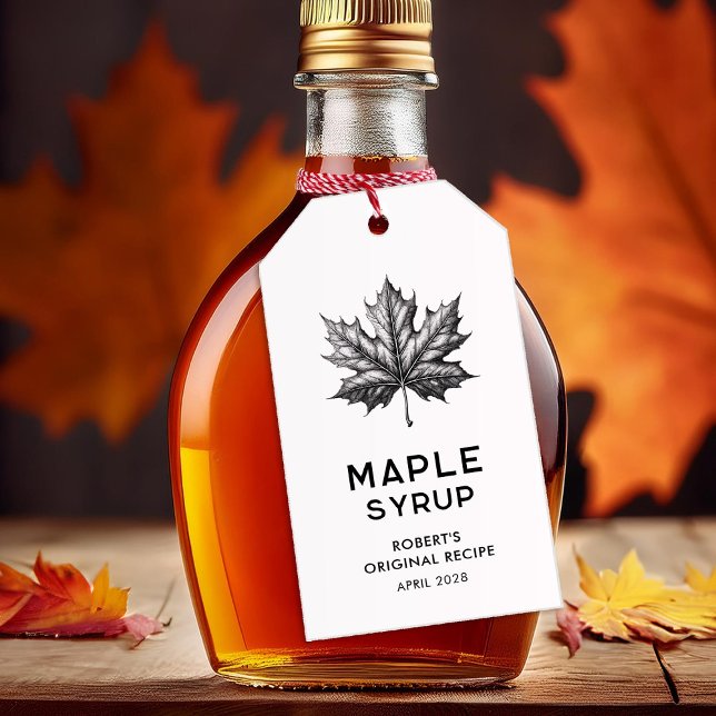 Maple syrup canning gift tags (Creator Uploaded)