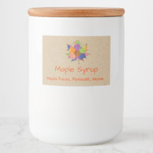 Maple Syrup Canning Label