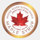 Maple Syrup Copper Border Red Sugar Maple Leaf